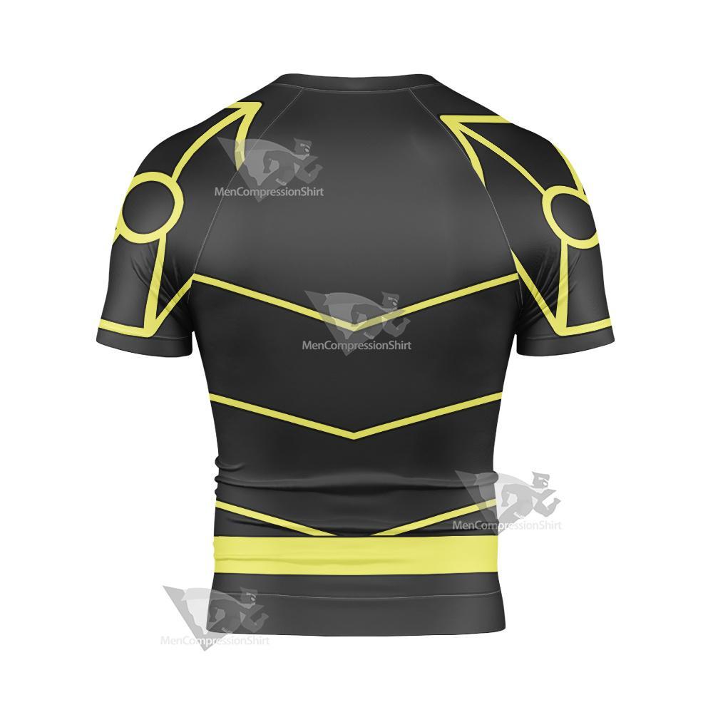 Dc Cassandra Cain Black Cosplay Short Sleeve Compression Shirt