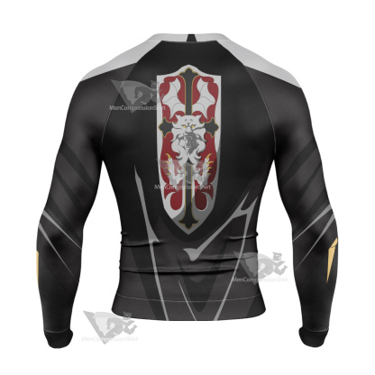 Castlevania Season 4 Alucard Long Sleeve Compression Shirt