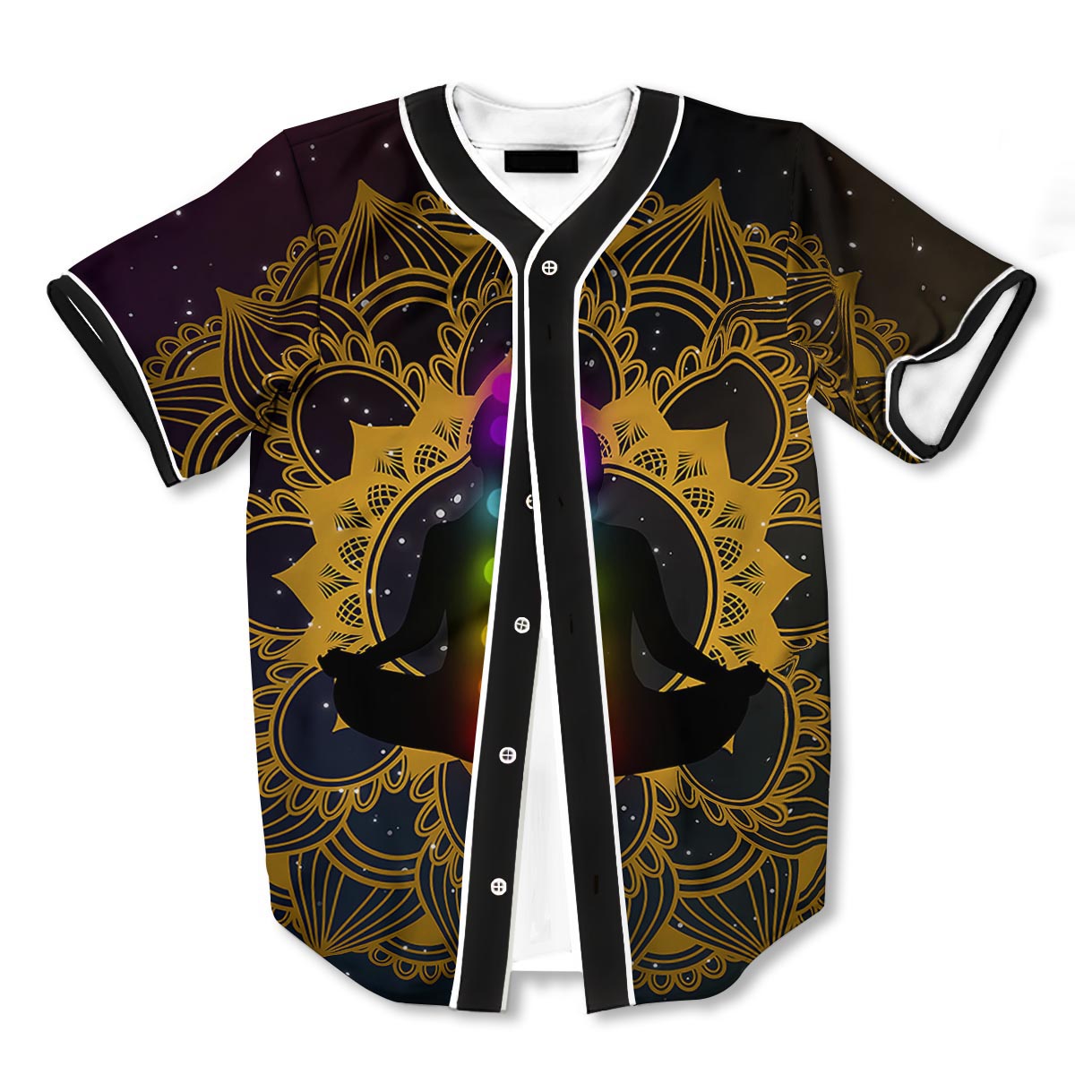 Chakras The Seven 3d Print Full Size Baseball Jerseys