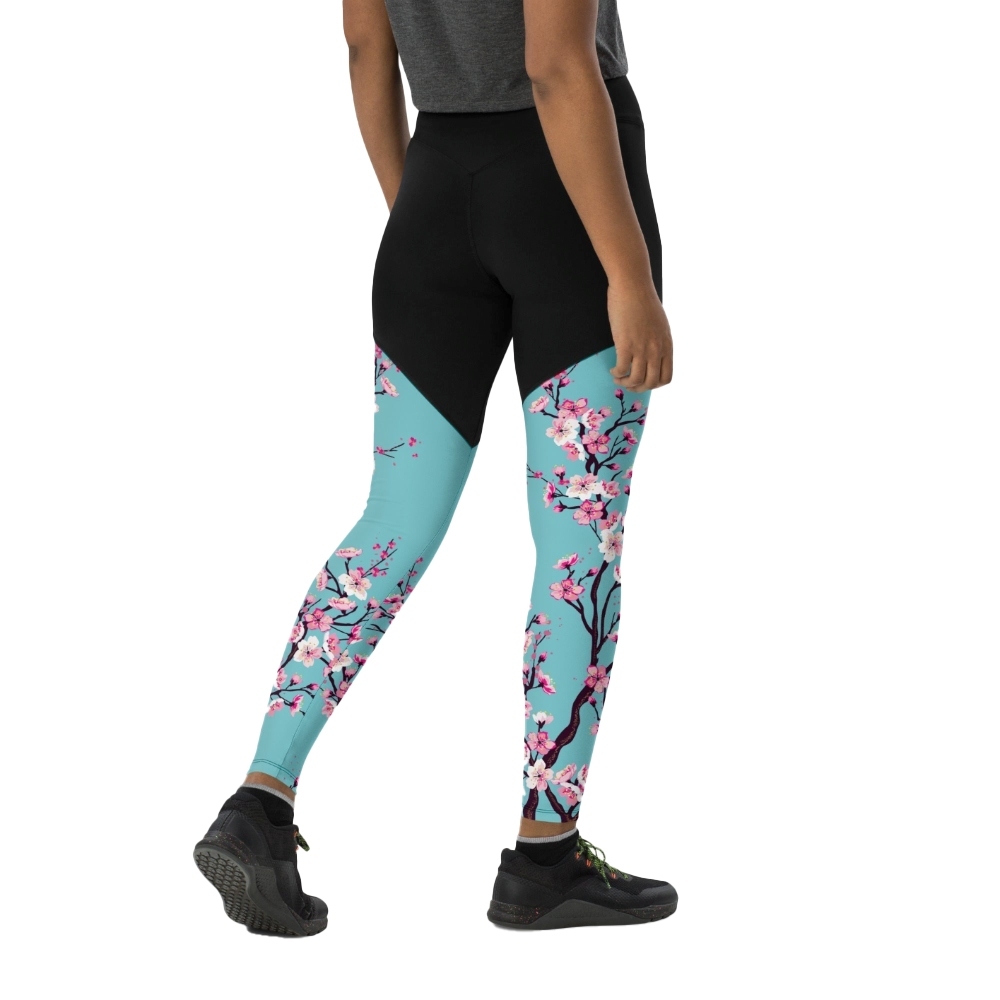 Cherry Blossom Women Compression Legging