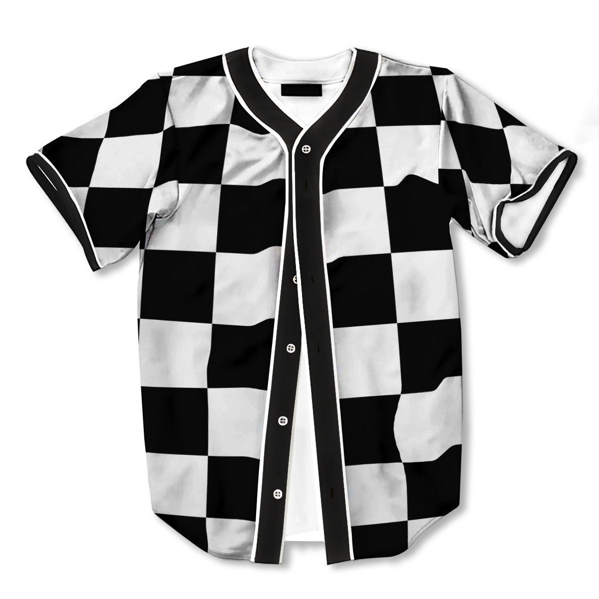 Chessboard Sphere 3d Print Full Size Baseball Jerseys