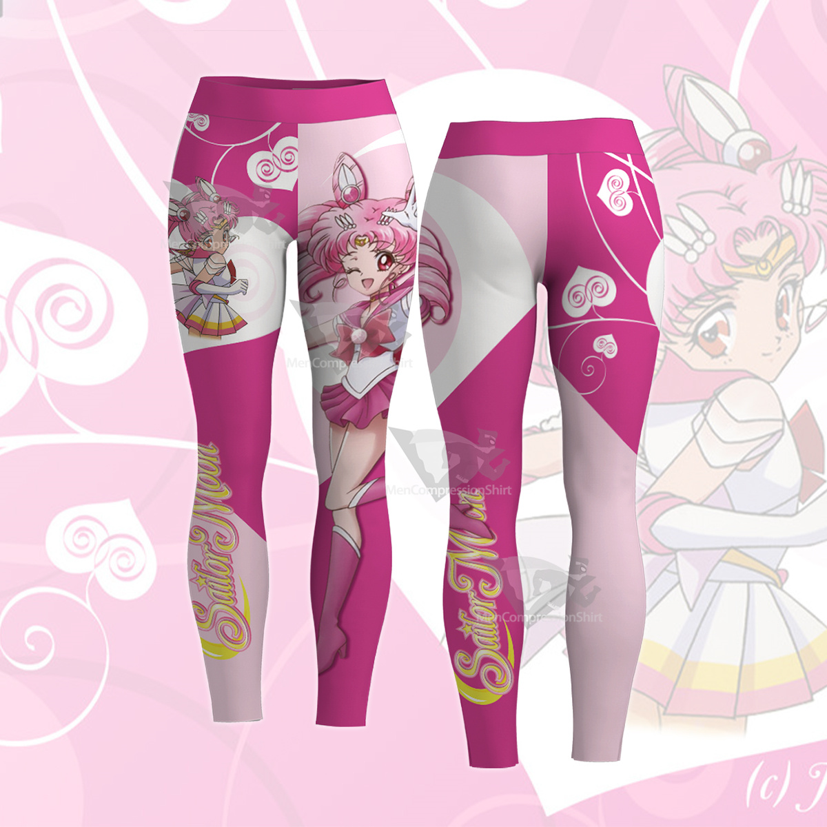 Chibiusa Sailor Moon Pink Women Leggings