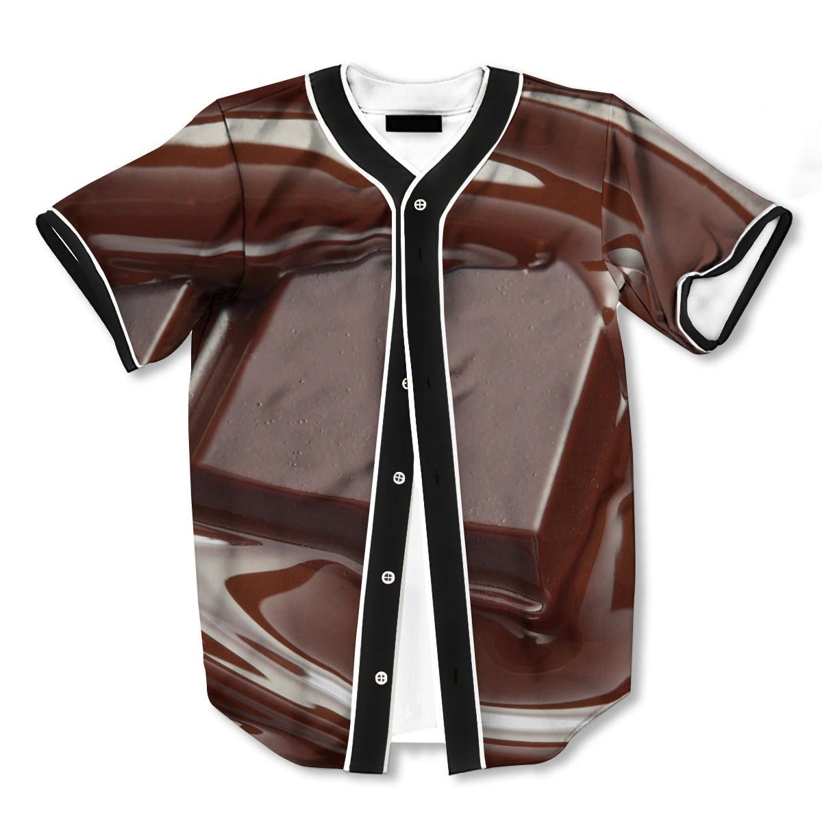 Chocolate 3d Print Full Size Baseball Jerseys