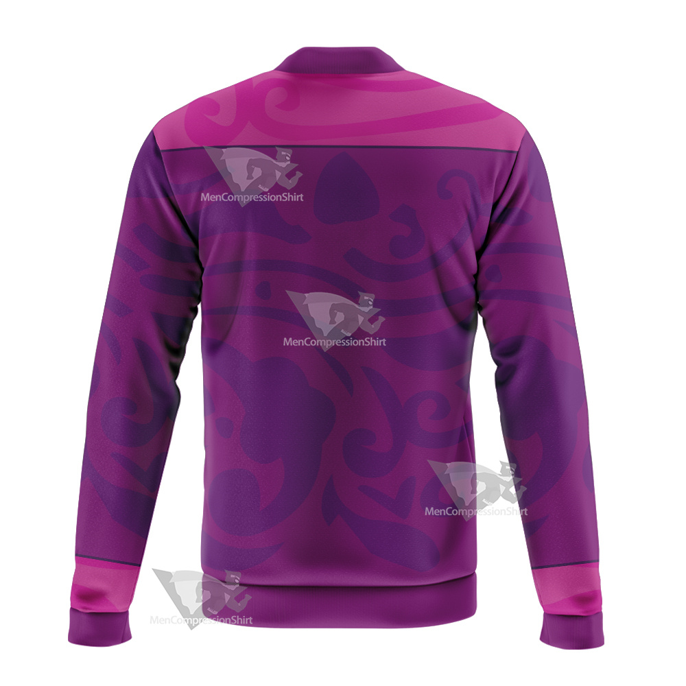 Chowder Purple Coat Bomber Jacket