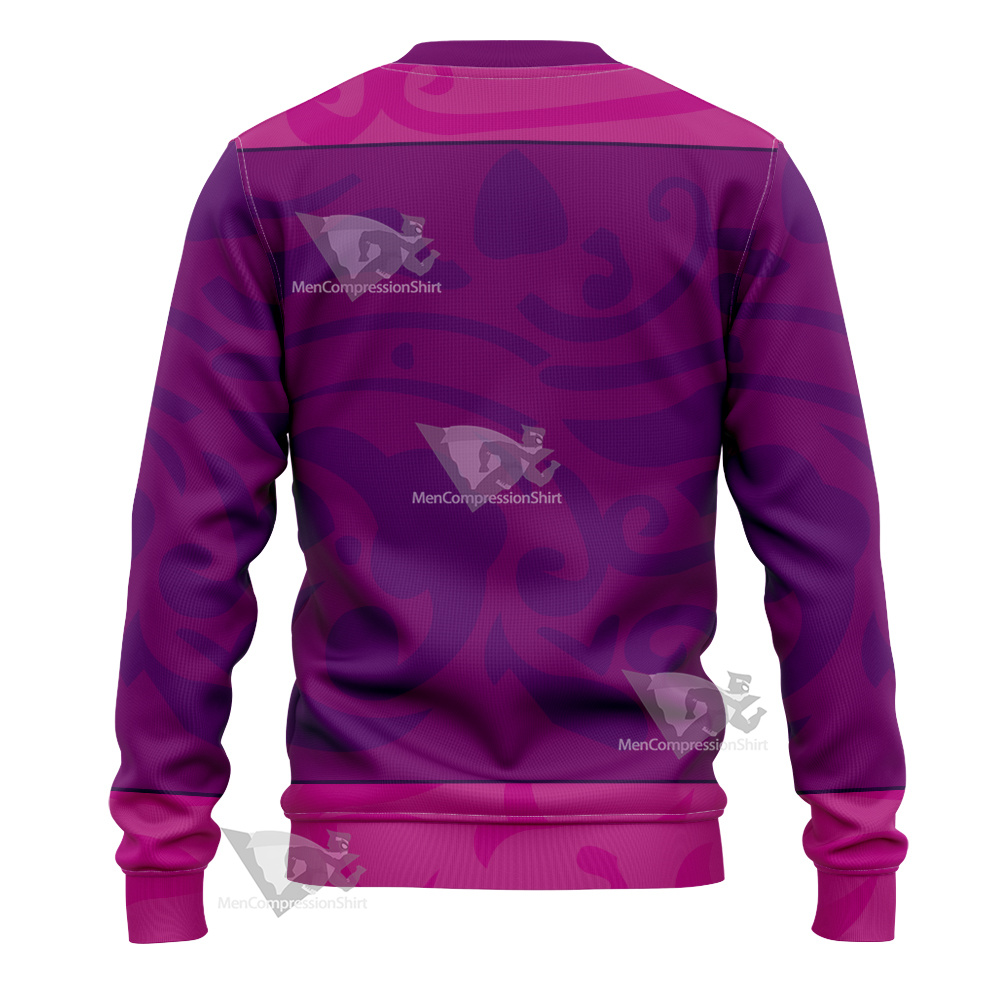 Chowder Purple Coat Sweatshirt