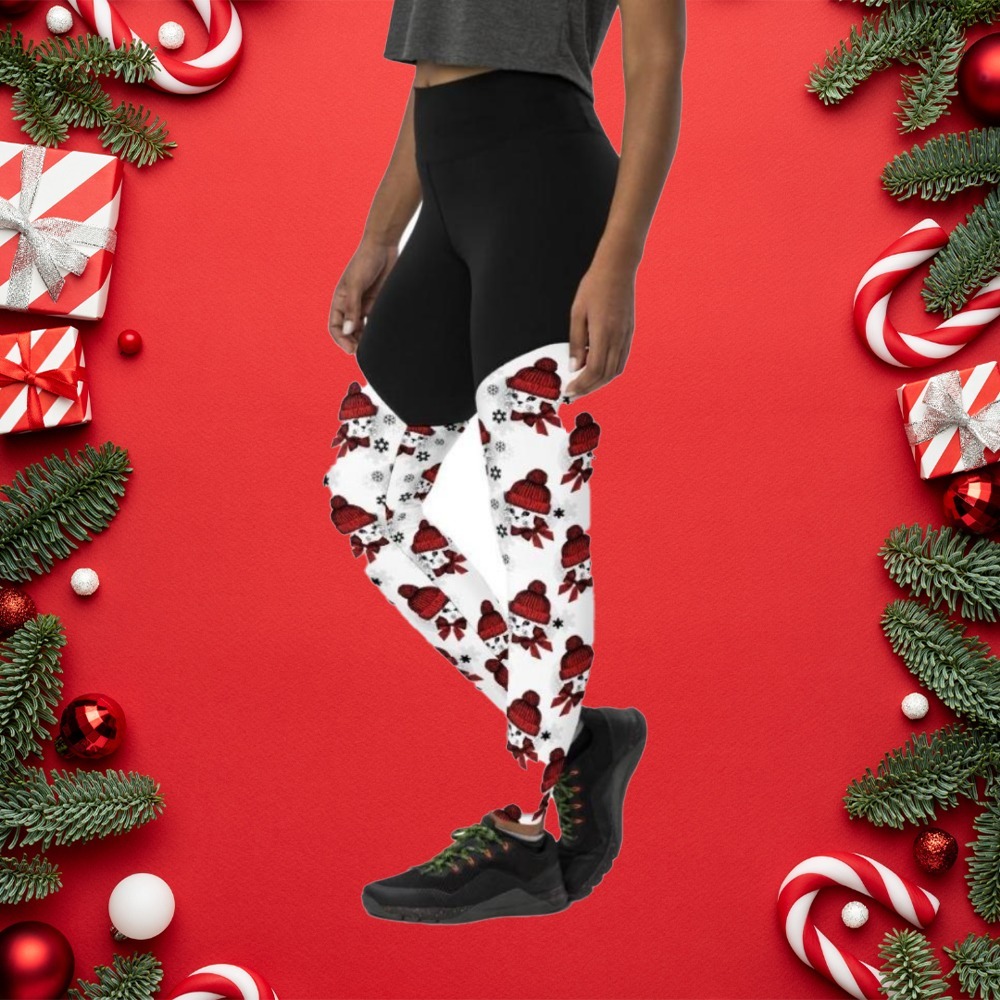 Christmas Kitties Women Compression Legging