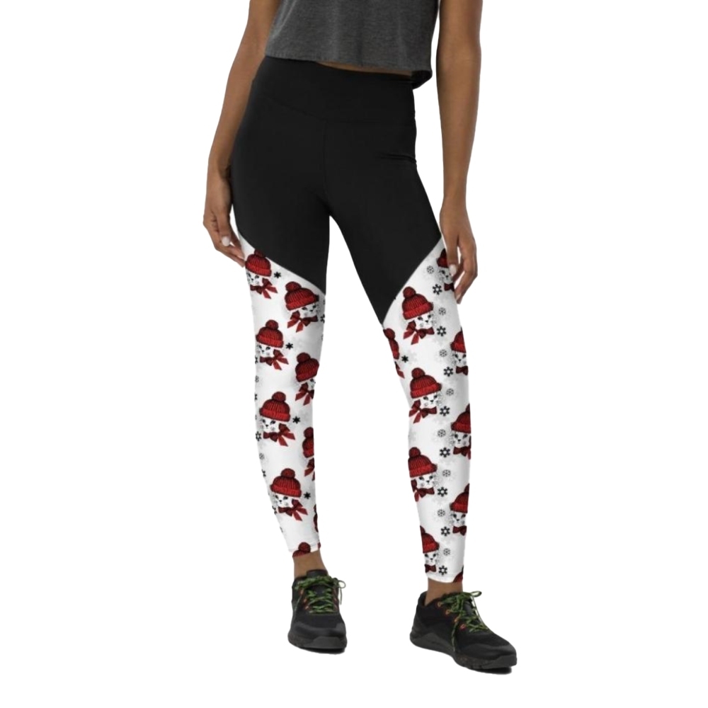 Christmas Kitties Women Compression Legging