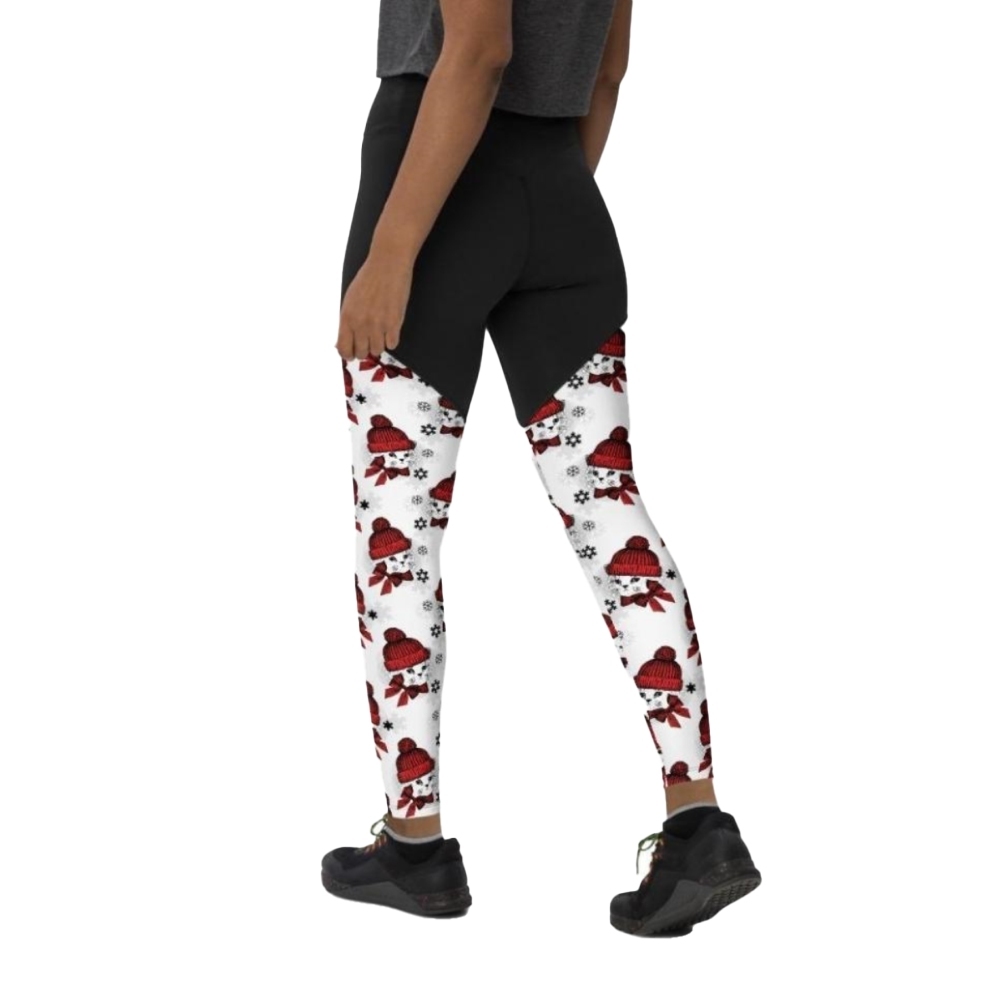 Christmas Kitties Women Compression Legging