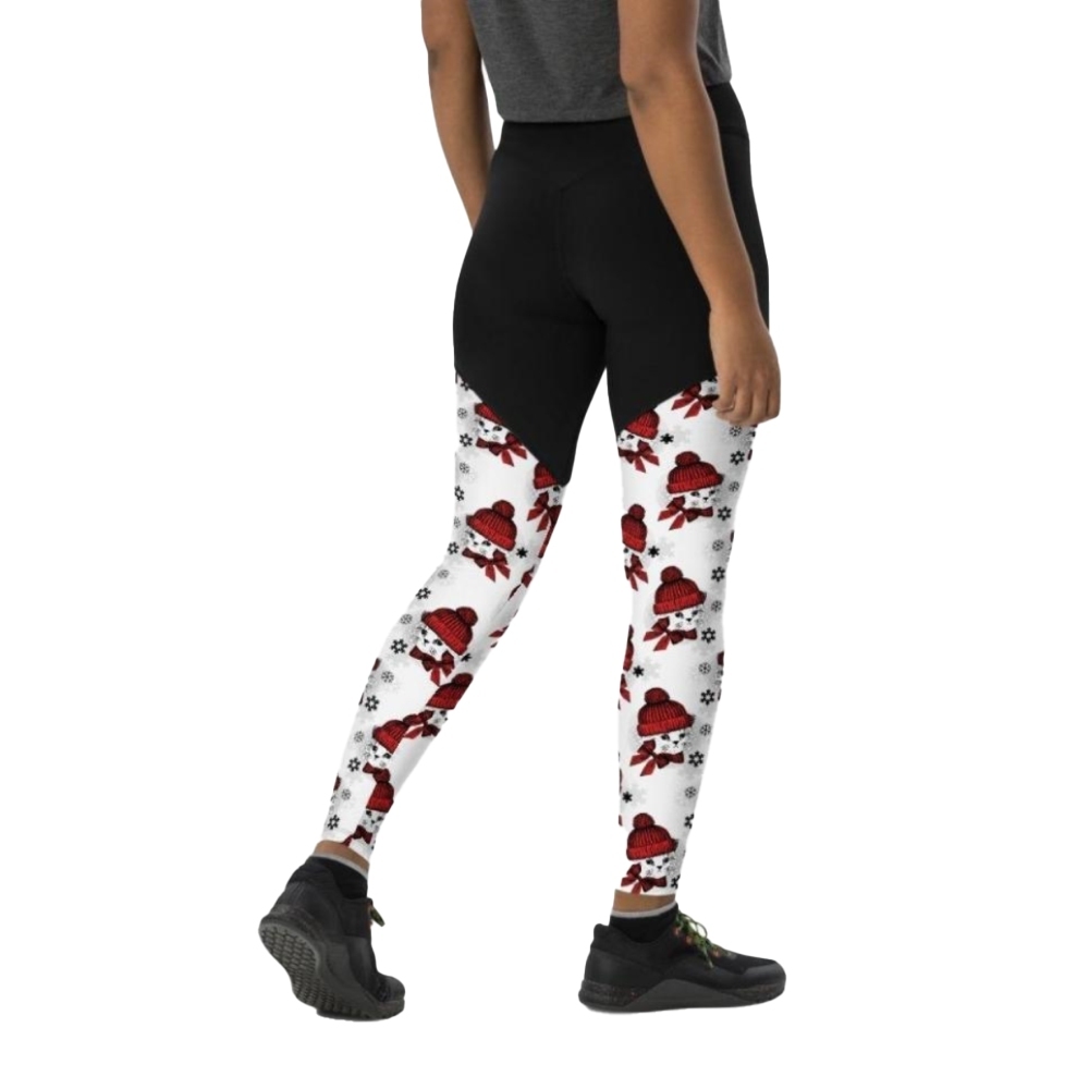 Christmas Kitties Women Compression Legging