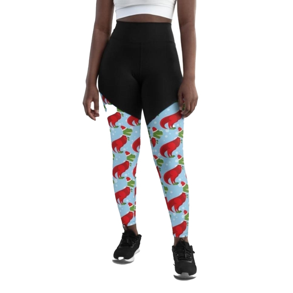 Christmassy Dinosaurs Women Compression Legging