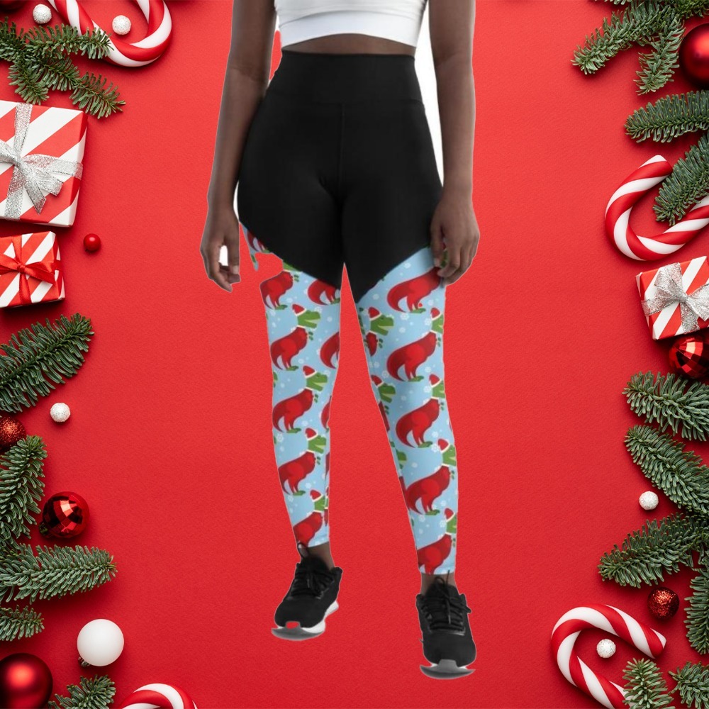 Christmassy Dinosaurs Women Compression Legging