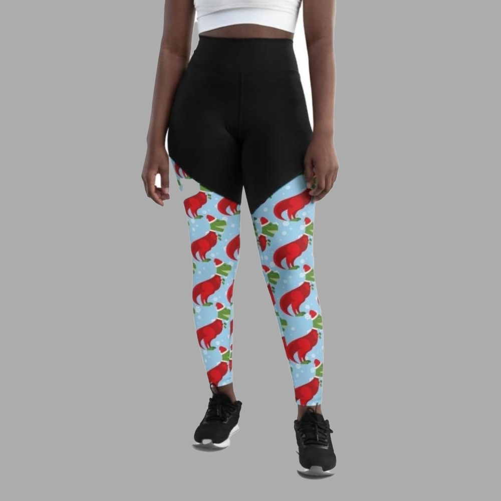 Christmassy Dinosaurs Women Compression Legging