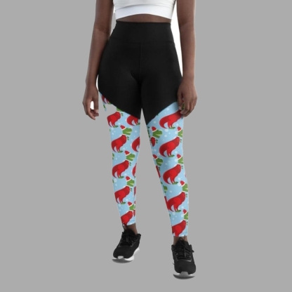 Christmassy Dinosaurs Women Compression Legging