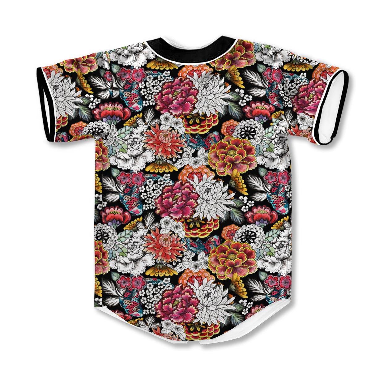 Chrysanthemum Watercolor 3d Print Full Size Baseball Jerseys