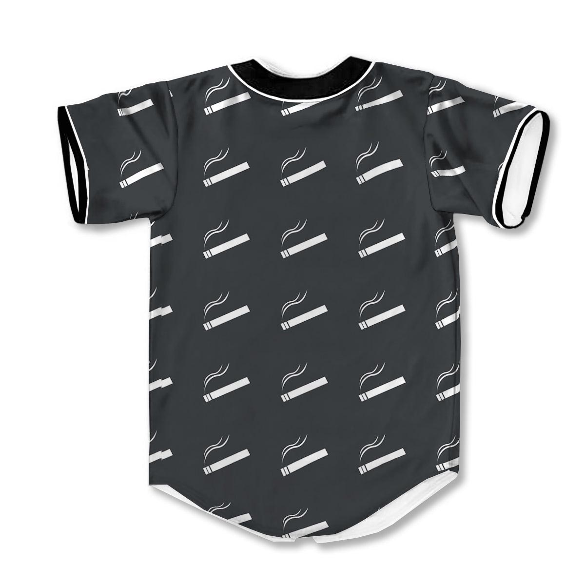 Cigarette 3d Print Full Size Pattern Baseball Jerseys
