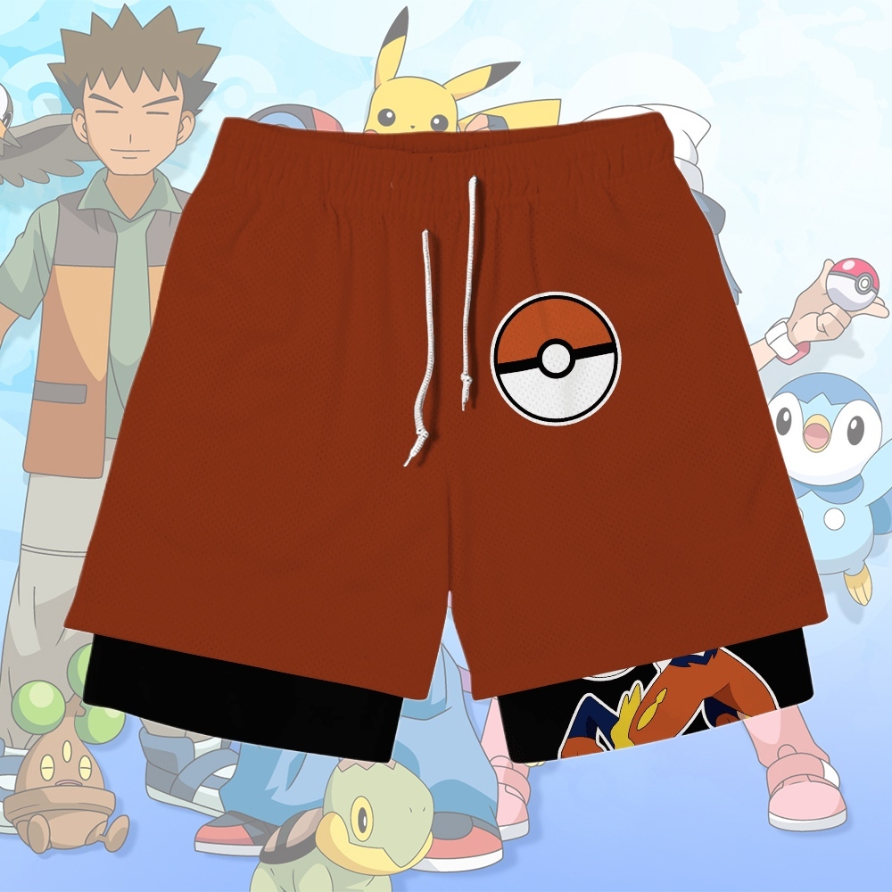 Cinderace Anime Compression Gym Shorts