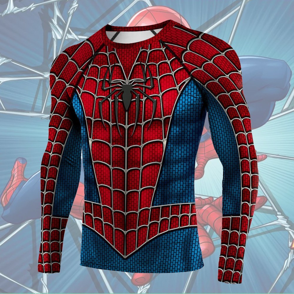 Classic Men Long Sleeve Compression Shirt with Quick Dry Fabric