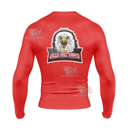 Cobra Kai Eagle Fang Karate Long Sleeve Compression Shirt