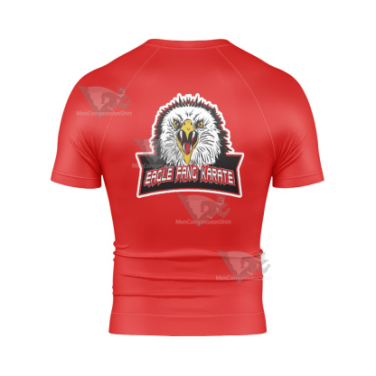 Cobra Kai Eagle Fang Karate Short Sleeve Compression Shirt