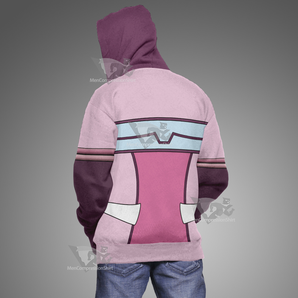 Code Lyoko Aelita Stones Pink Cosplay Hoodie