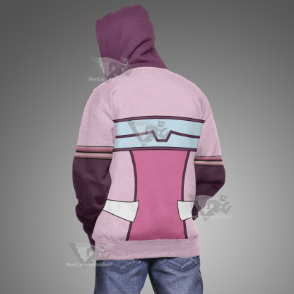Code Lyoko Aelita Stones Pink Cosplay Hoodie