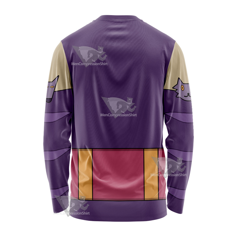 Code Lyoko Odd Purple Cosplay Long Sleeve Shirt