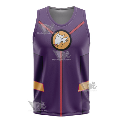 Code Lyoko Odd S4 Purple Cosplay Basketball Jersey