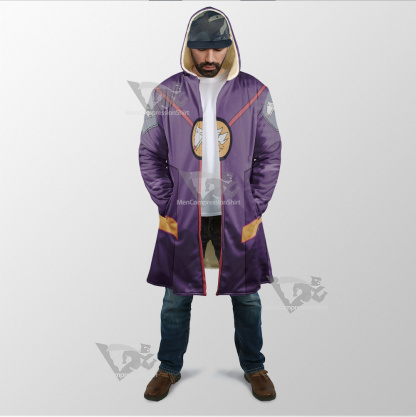 Code Lyoko Odd S4 Purple Cosplay Dream Cloak