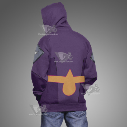 Code Lyoko Odd S4 Purple Cosplay Hoodie