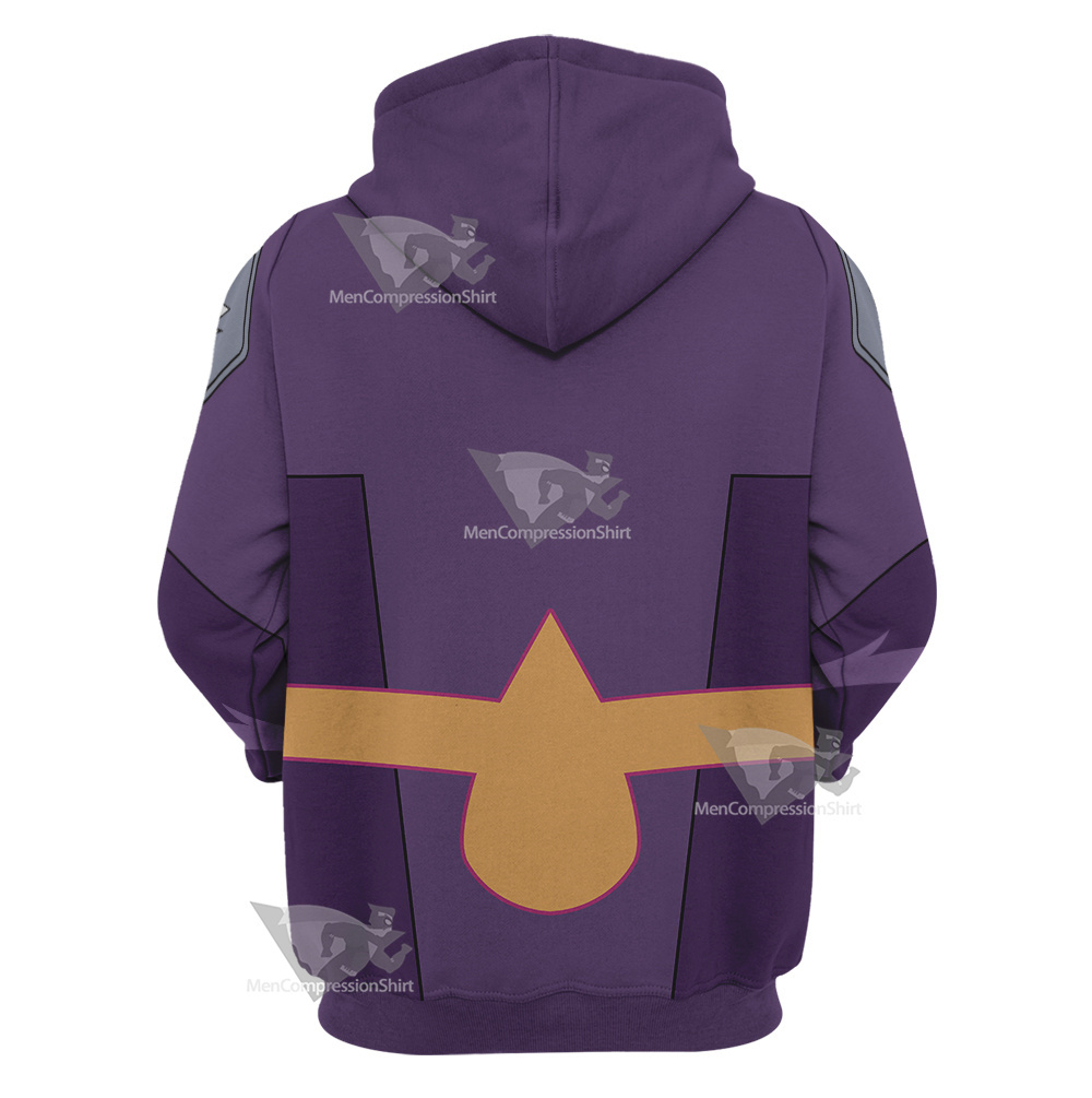 Code Lyoko Odd S4 Purple Cosplay Hoodie