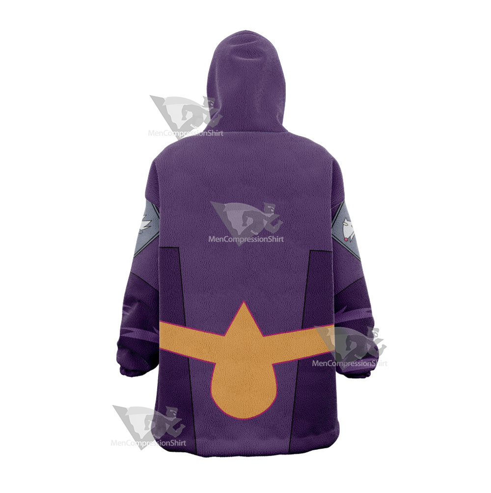 Code Lyoko Odd S4 Purple Cosplay Snug Oversized Blanket Hoodie
