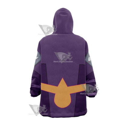Code Lyoko Odd S4 Purple Cosplay Snug Oversized Blanket Hoodie