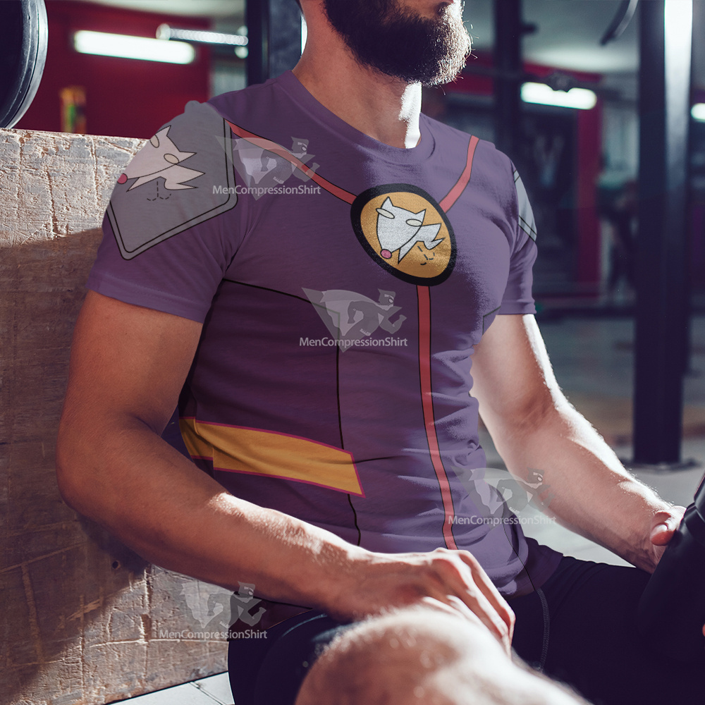 Code Lyoko Odd S4 Purple Cosplay T-Shirt