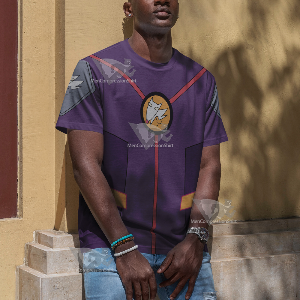 Code Lyoko Odd S4 Purple Cosplay T-Shirt