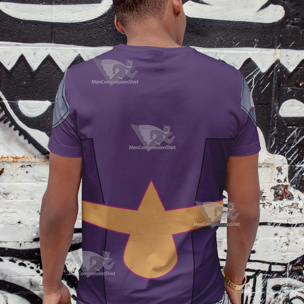 Code Lyoko Odd S4 Purple Cosplay T-Shirt