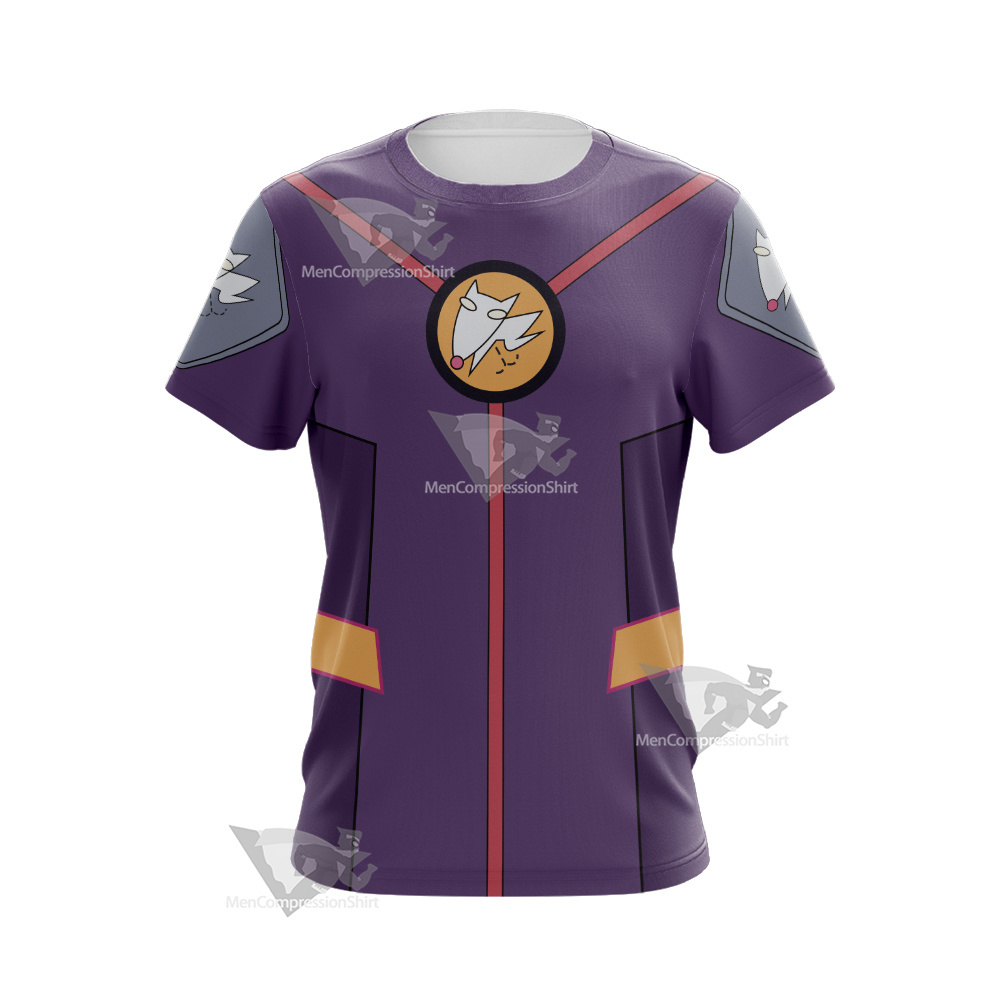 Code Lyoko Odd S4 Purple Cosplay T-Shirt