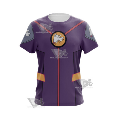 Code Lyoko Odd S4 Purple Cosplay T-Shirt