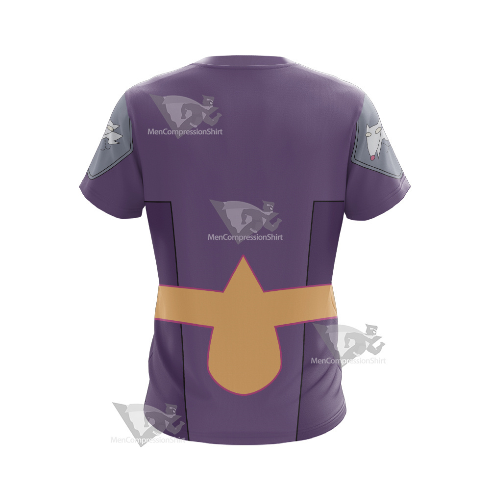 Code Lyoko Odd S4 Purple Cosplay T-Shirt