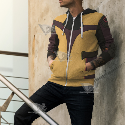 Code Lyoko Ulrichs Yellwo Cosplay Zip Up Hoodie