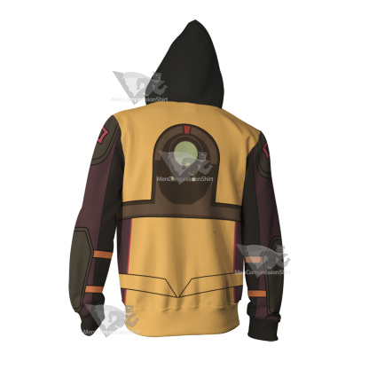 Code Lyoko Ulrichs Yellwo Cosplay Zip Up Hoodie
