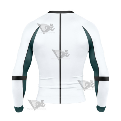 Code Lyoko William White Cosplay Long Sleeve Compression Shirt