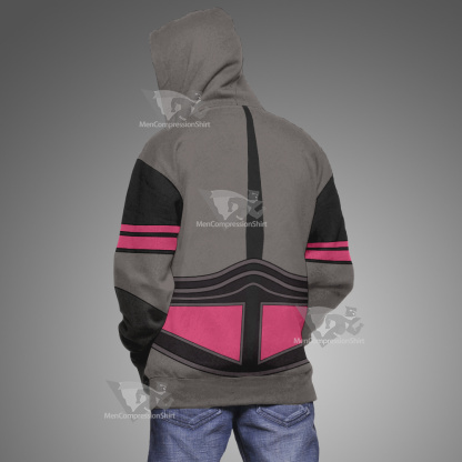 Code Lyoko William Xana Grey Cosplay Hoodie