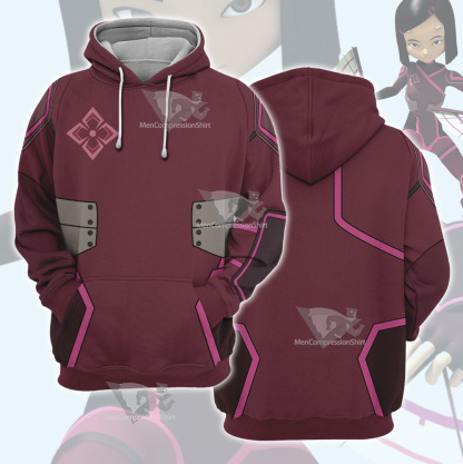 Code Lyoko Yumi Pink Cosplay Hoodie
