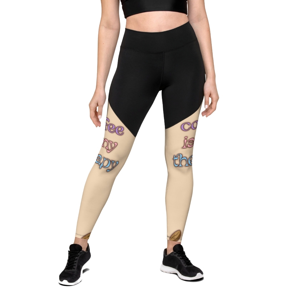 Coffee Is My Therapy Women Compression Legging