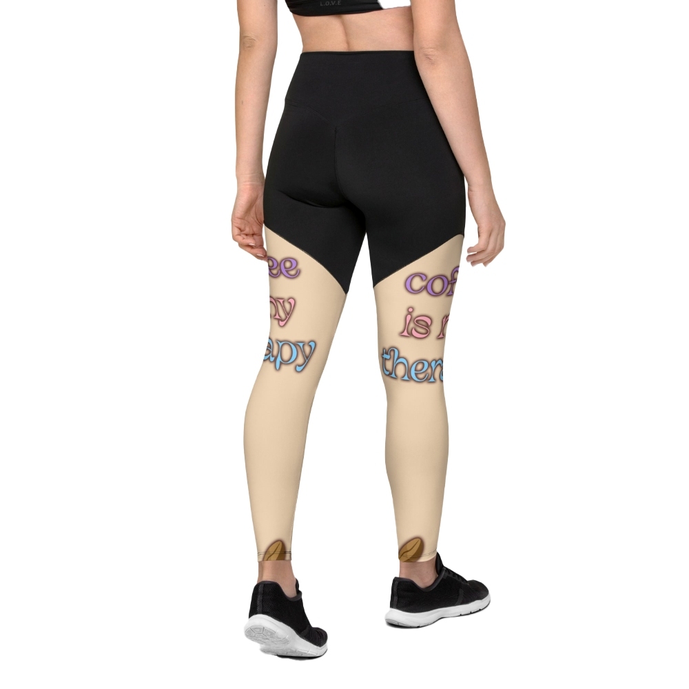 Coffee Is My Therapy Women Compression Legging