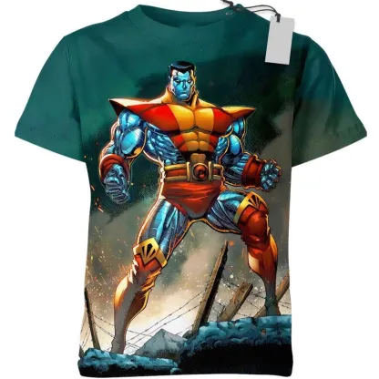 Colossus Superpower Heroes T-Shirt X-Men Superpower Heroes T-Shirt