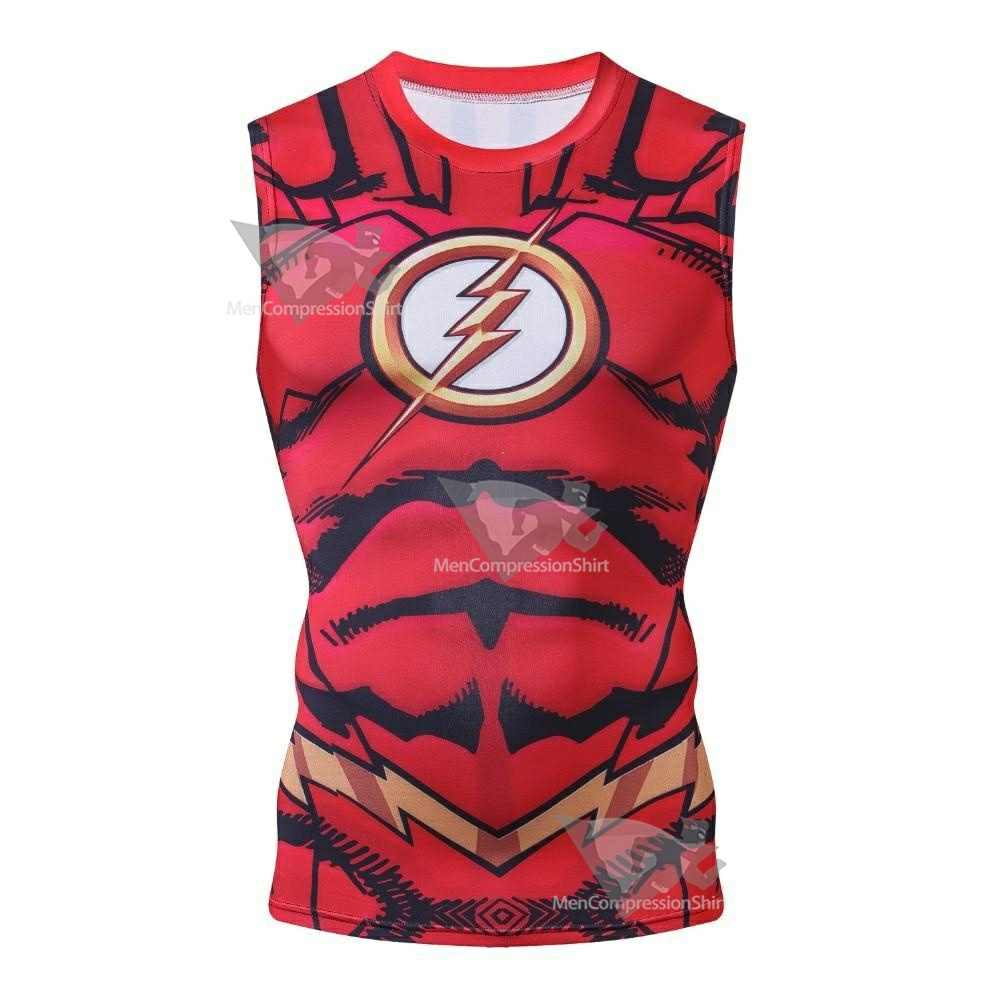 Comic Style Barry Allen Compression Tank Top
