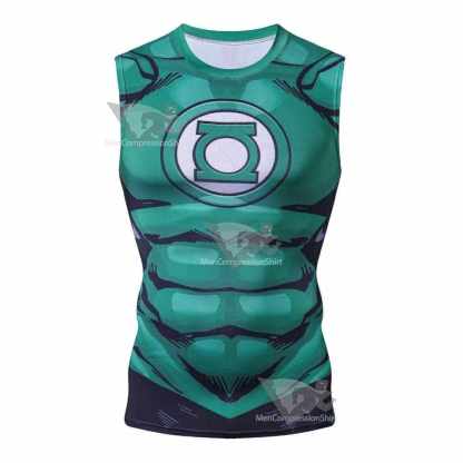 Comic Style Hal Jordan Compression Tank Top