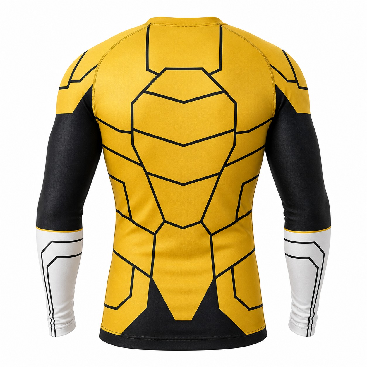 Comics Lantern Yellow Orange Long Sleeve Compression Shirt