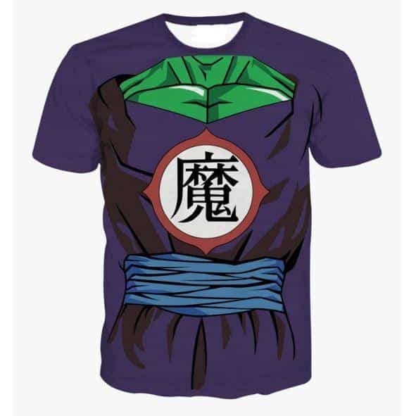 Cool Namekian Piccolo Costume 3d Printed Anime T-Shirt